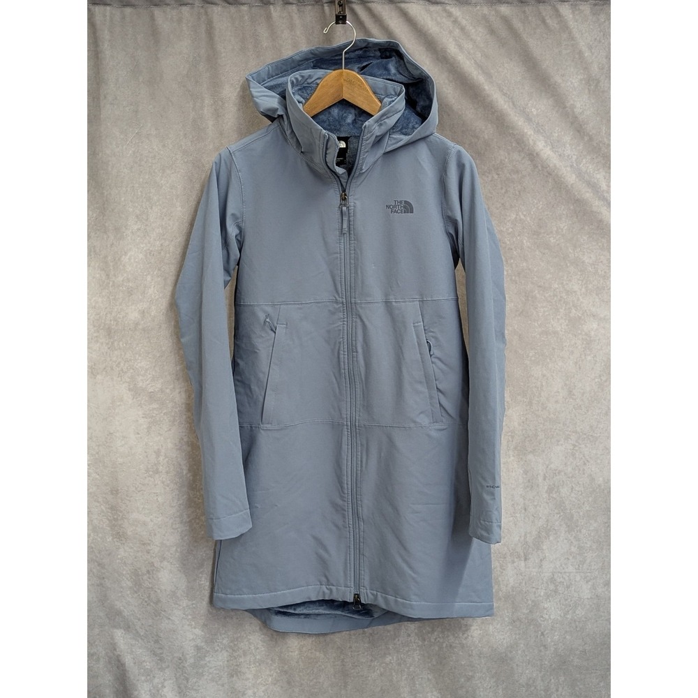 THE NORTH FACE Women's Shelbe Raschel Parka Length With Hood, Folk Blue Small